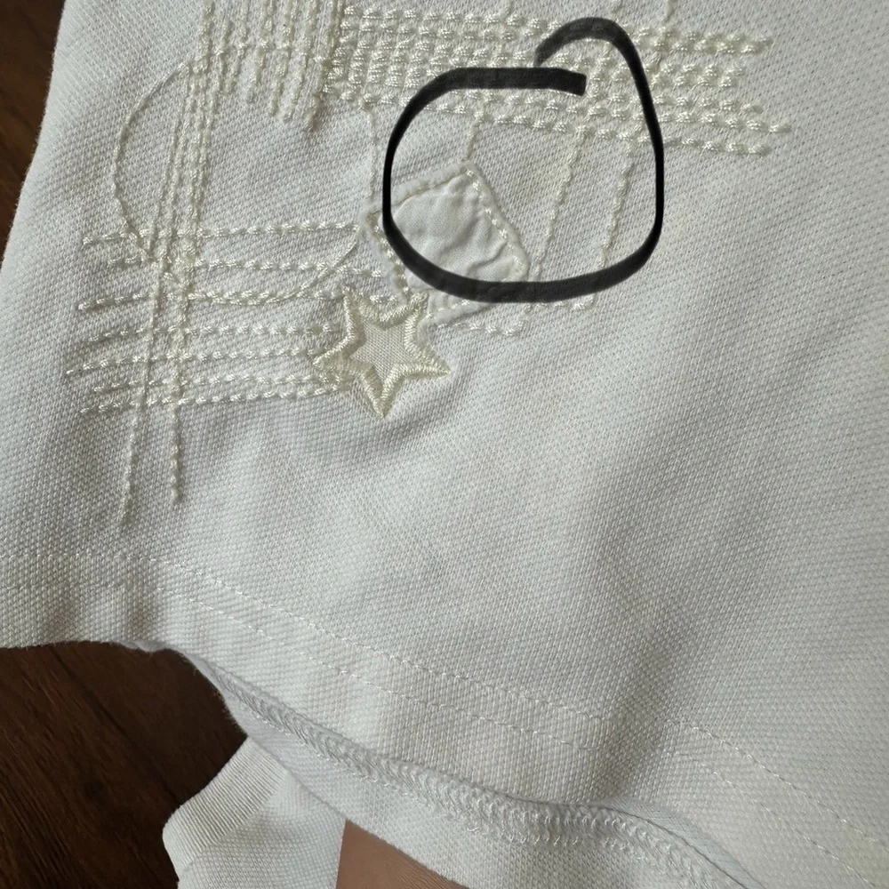 Ralph Lauren Kids Polo Shirt in White with Blue Logo